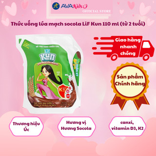 Thức uống lúa mạch socola LiF Kun 110 ml