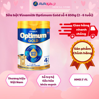 Sữa bột Vinamilk Optimum Gold số 4 850g