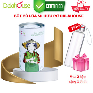 Bột cỏ lúa mì 100% nguyên chất Dalahouse Organic 100% Date mới