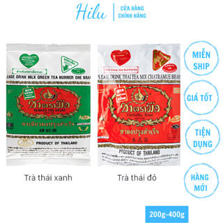 Trà thái xanh xịn( hàng nội địa thái) 200gr nguyên liệu trà sữa