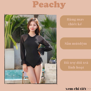 Peachybikini - Bikini Dễ Thương Kín Đáo Đồ Bơi Một Mảnh