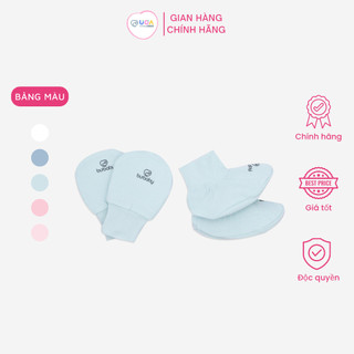 Set bao tay bao chân bambus bu baby - abb400000