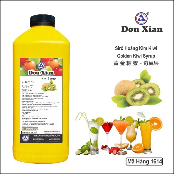 Siro Douxian hoàng kim Kiwi 2.5kg