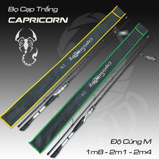 Cần câu lure Capricorn ( Bọ Cạp Trắng )  cần lure cao cấp khoen Sic Carbon -+Xoắn X toàn thân