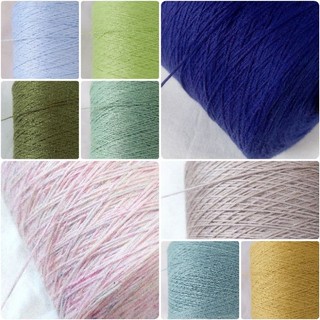 Thanh lý Sợi cotton tổng hợp, sợi acrylic se các loại mềm, bóng làm bikini, đồ hè thu, thú