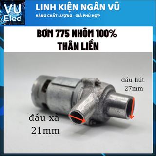 Bộ Kít Nhôm Chế Máy Bơm Cho Động Cơ 775 - 795 - 895, Tản nhiệt Bơm cực tốt, Doăng kín nước