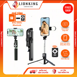  Gậy selfie tự sướng B11S kèm giá đỡ 3 chân và  bluetooth điều khiển từ xa  LionKingStore 