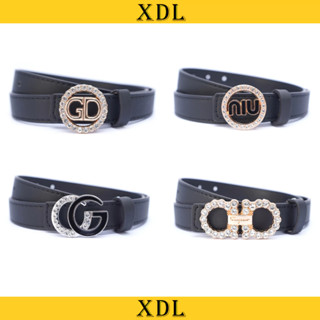 Thắt lưng nữ đính đá may cạnh nhiều mẫu, dây lưng nữ đính đá bản 2,5cm N3CD