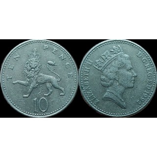 Đồng xu 10 pence anh quốc 1992-1997