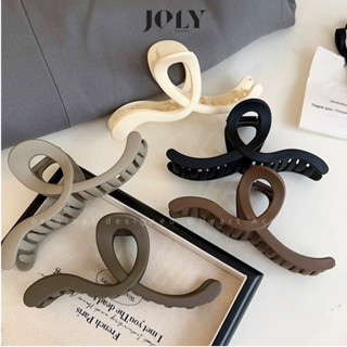 Kẹp càng cua nhám lượn sóng cỡ lớn dài 13cm cute dễ thương cho nữ tóc dày dài KC97 JOLY