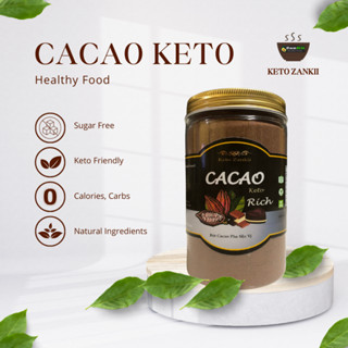 BỘT CACAO mix sẵn với đường Erythritol KETO ZANKII cho người ăn kiêng Keto, Eat Clean, Low/Carb, Tiểu đường 200g