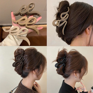 Kẹp tóc càng cua nhựa Acrylic kiểu mới dành cho Nữ Uốn Lượn