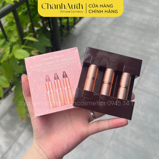 Set 3 thỏi son Charlotte Tibury ICONIC MINI LIP TRIO KIT