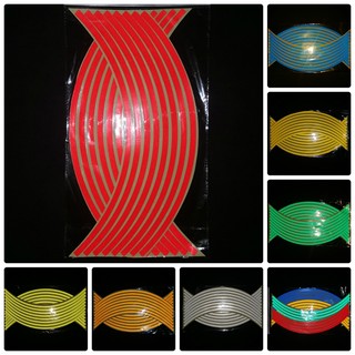 Bộ decal dán phản quang dán vành xe máy, xe đạp