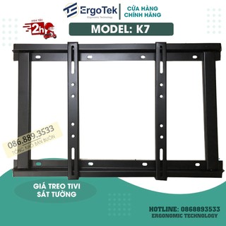 [ Hỏa Tốc ] Giá Treo Tivi Phẳng Sát Tường K7 50 - 55 - 60 - 65 Inch - Khung Treo Tivi Sắt Siêu Dày