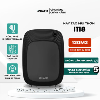 Máy xông tinh dầu, khuếch tán tạo mùi thơm trực tiếp cho cửa hàng, spa i118 iCHARM