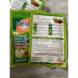 Phân bón siêu lân kích rễ gói 35gr