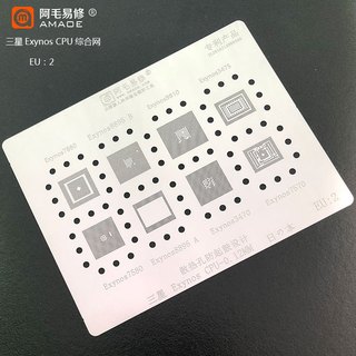 Vỉ làm chân eu2 hỗ trợ ic cpu ram/exynos 7880/8895b/9810/3475/7580/8895a/3470/7570