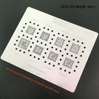 Vỉ mu3 hỗ trợ làm chân cpu mtk mt6762v 6765, mt6739v, mt6757v, mt6771v, mt6763v