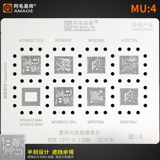 Vỉ mu4 hỗ trợ làm chân cpu mtk mt6885z mt6889z mt6819z mt6853v mt6769v mt6758v mt6779v mt6768v