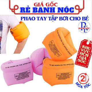 Set 2 chiếc phao tay cho bé tập bơi - phao bơi , phao tập bơi đeo tay chất liệu dày dặn an toàn