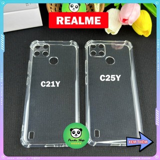 Ốp Realme C21Y / C25Y Bảo Vệ Cam, Chống Sốc, Trong Suốt, Silicon