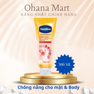 Kem chống nắng body Vaseline 50X SPF 50 PA++Thái Lan mẫu  mới nhất bật tone da hồng hào 300ml