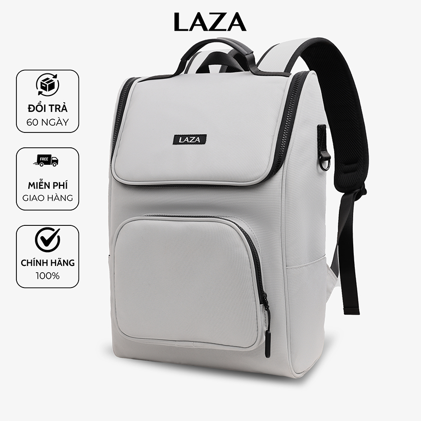 Balo LAZA Madrid Backpack 596 -Thiết kế chứa được laptop 15.6in-Chất liệu canvas trượt nước cao cấp