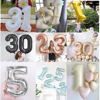 [ Size lớn 75cm] Số 0->9 Bóng kiếng số tuổi trang trí sinh nhật đẹp và ý nghĩa !