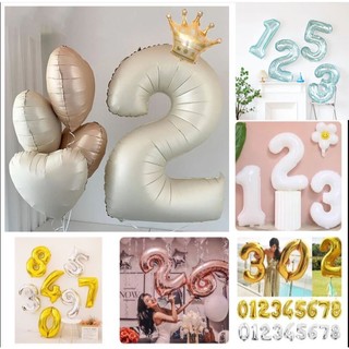 Bóng số size to 70cm trang trí sinh nhật hot trend-bóng nhôm số to trang trí tiệc-bóng số 70