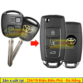 Chìa khoá remote xe Ô tô Toyota Land Cruiser Prado đời 2000-2008 60120 304Mhz, 50171 433Mhz mẫu V28