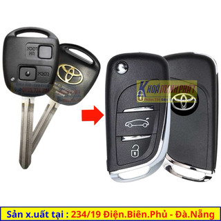 Chìa khoá remote xe Ô tô Toyota Land Cruiser Prado đời 2000-2008 60120 304Mhz, 50171 433Mhz mẫu V11