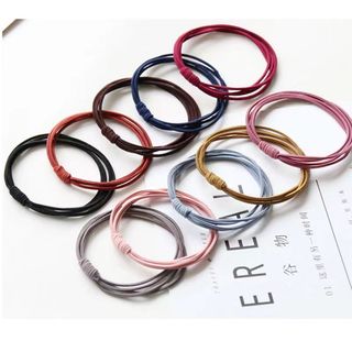 Cột tóc dây đôi nơ đơn giản chắc chắn giá rẻ COT11