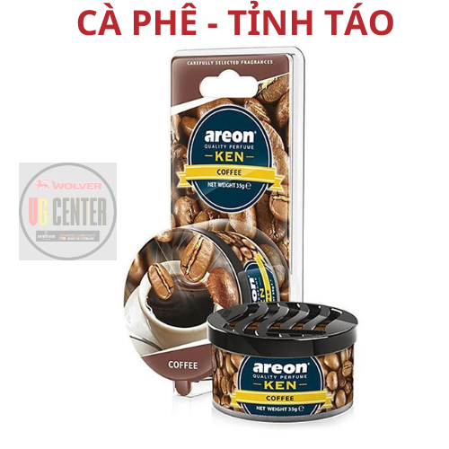 Sáp thơm ô tô Ken Areon - Nước hoa ô tô Areon cao cấp