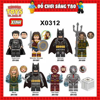 Xếp hình Minifigure siêu anh hùng Liên Minh Công Lý : Justice League Snyder Cut - Đồ Chơi Lắp Ghép Sáng Tạo - XINH X0312