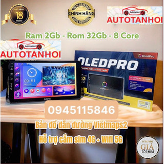 Màn hình android oledpro a5 ram 2gb rom 32gb 8 core mẫu mới 2023 tặng vietmaps2 _ youtube vancer