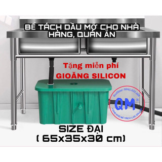 Qm-tech: bẫy mỡ, bể tách mỡ 70 lít cho nhà hàng, quán ăn, bếp tập thể,... hàng loại 1, ưa dùng nhất