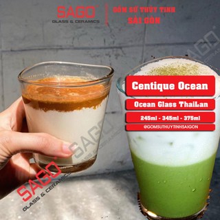 Ly Thủy Tinh Ocean Centique Rock 245ml | 345ml , Nhập Khẩu Thái Lan