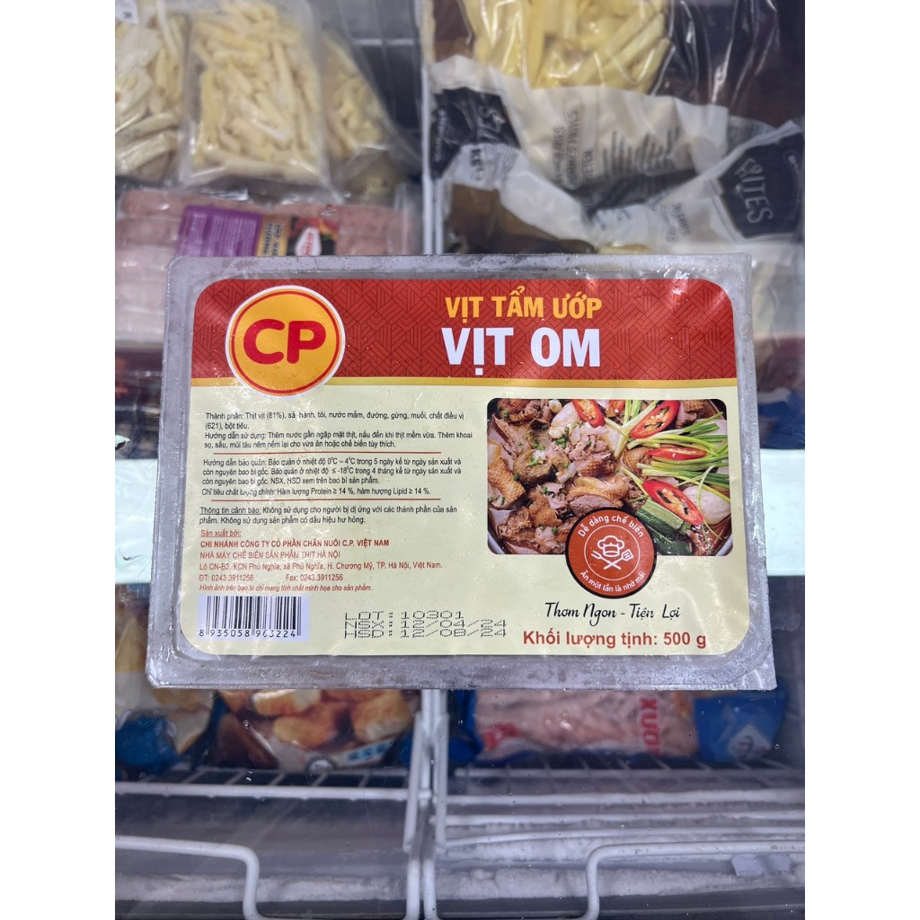 Vịt om CP 500g tẩm ướp sẵn tươi sạch tiện lợi [HN giao hỏa tốc] - Ảnh 3