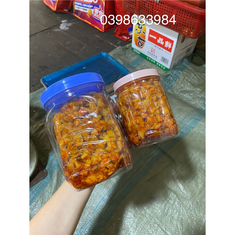 Củ Cải Xào Cay Giòn 500g-1kg