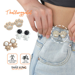 Nút gài điều chỉnh lưng quần hình chân cún dễ thương, thu nhỏ eo cho nữ PK008 - Thắt Lưng Giá Tốt
