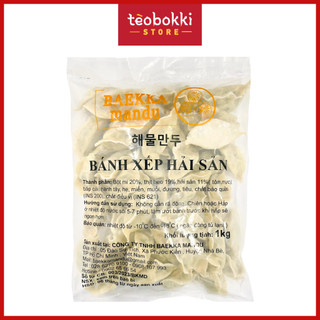 [SHIP HCM] Bánh xếp (mandu) nhân hải sản Baekka 1kg