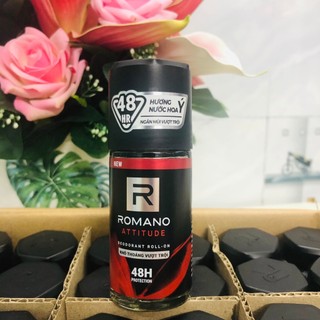 Lăn khử mùi nam Romano Atttitude 50ml (Màu đỏ)