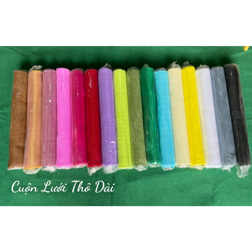 Lưới Thô, Lưới Cứng 52cm Cuộn 10Y, Lưới Gói Hoa, Lưới Gói Giỏ Trái Cây
