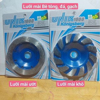 Đĩa mài sàn bê tông, đá mài bê tông 100mm, lưỡi mài, chén mài bê tông, lưỡi mài bê tông ướt hoặc Khô