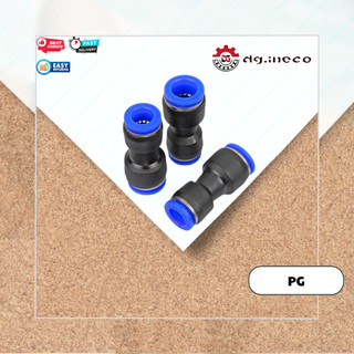 Đầu nối pg đầu nối ống hơi ► 6-4, 8-4, 8-6, 10-6, 10-8, 12-8, 12-10