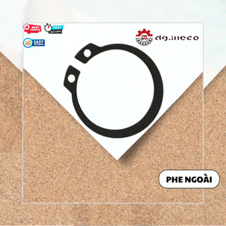 Combo 10 vòng phanh trục, vòng phe ngoài gài trục φ8 φ10 φ12 φ14 φ15 φ16 φ17 φ18 φ20 φ22 φ25