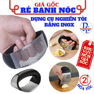 Dụng Cụ Nghiền Tỏi, Ép Tỏi, Dập Tỏi Cầm Tay Bằng Inox Tiện Lợi - Dụng Cụ Bào Tỏi Siêu Nhanh Đa Năng