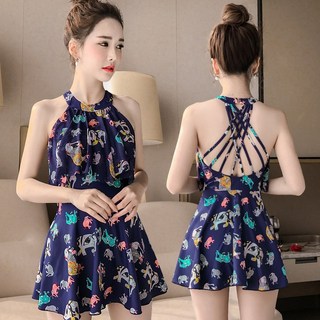 Đồ Bơi Nữ Kín Đáo Áo Tắm Nữ Dạng Váy ĐI Biển Hàng Quảng Châu Đẹp