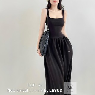 Váy Maxi Hai Dây Cổ Vuông